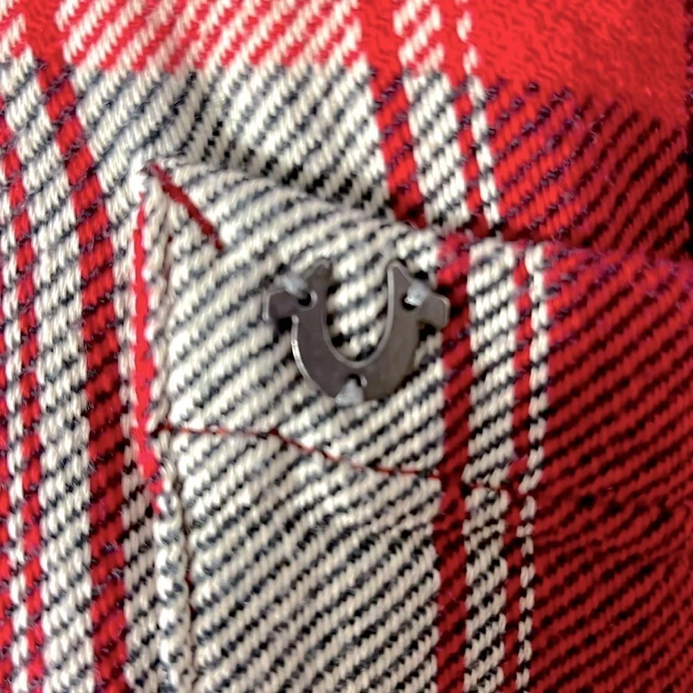 True Religion Loose Fit Size XXL Gently Worn Flannel. Super Soft